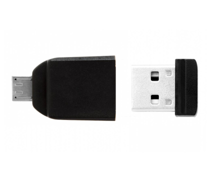 PenDrive Verbatim 32GB Nano USB 2.0 z adapterem Micro-B